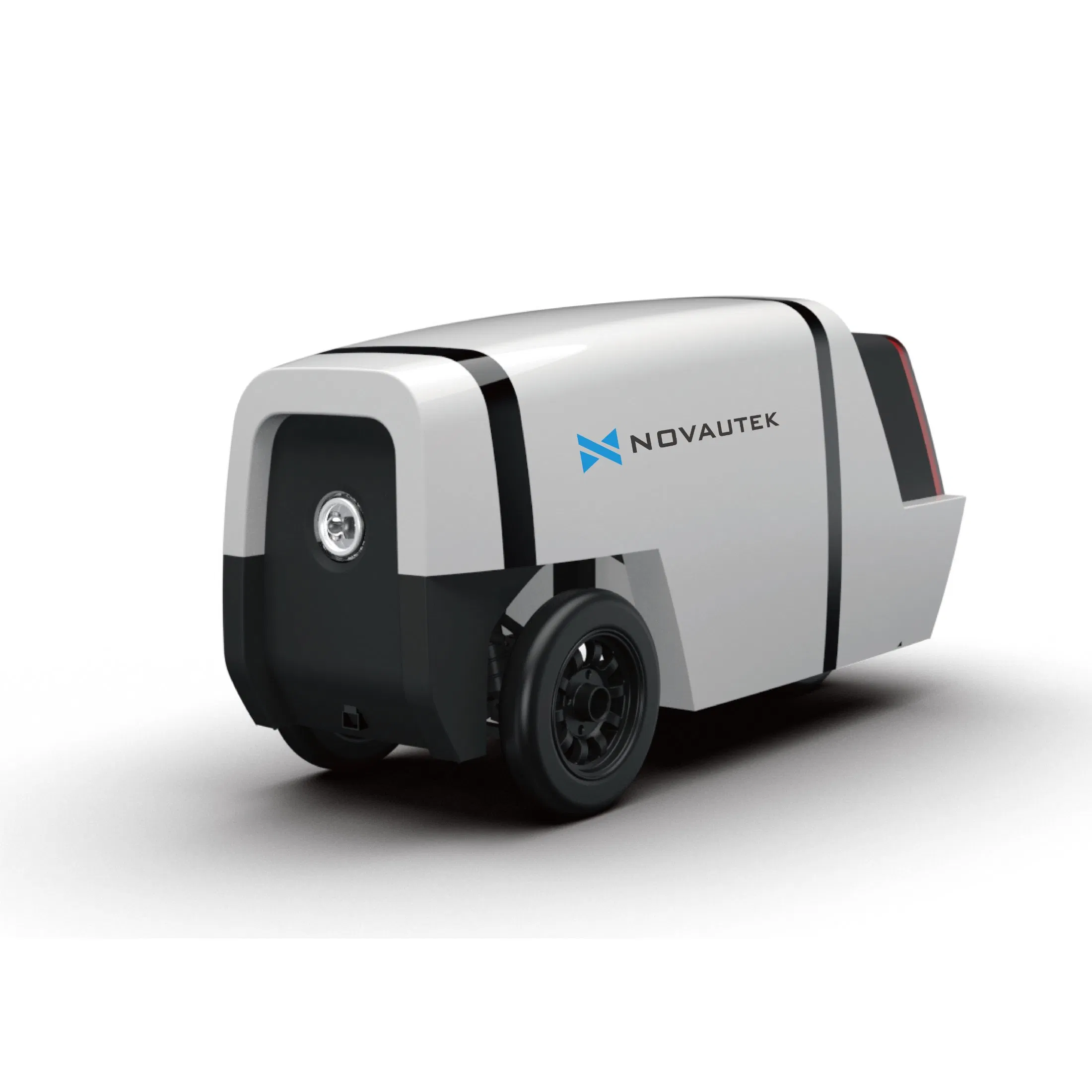 Autonomous Intelligent Delivery Robot with Wheels Commercial Automatic Food Robot Delivery