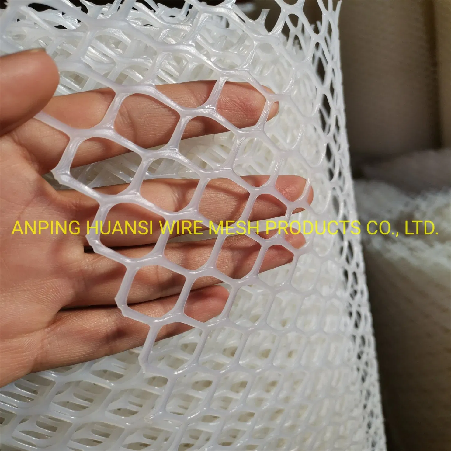 PP Net Plastic Flat Extruded Mesh Used as Safety Fence