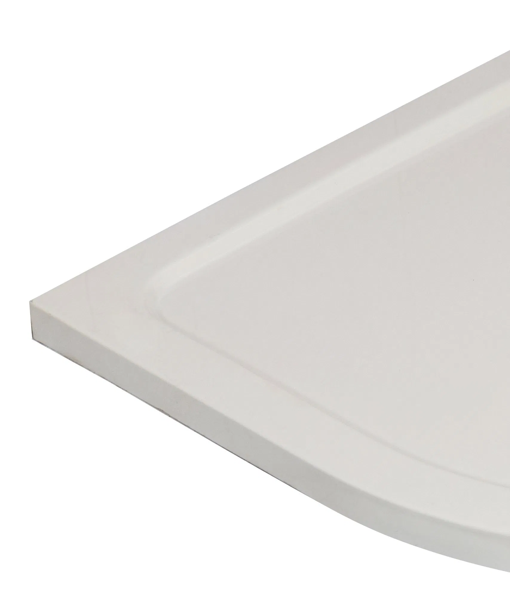 Sector White Acrylic Bathroom Modern Shower Tray Shower Base