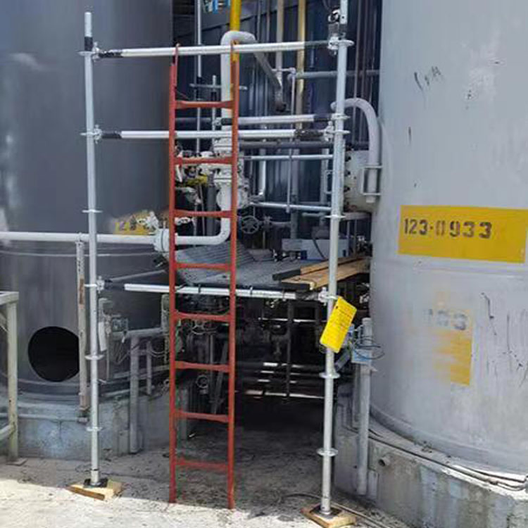 Mobile Steel Step Ladder for Scaffold Support System