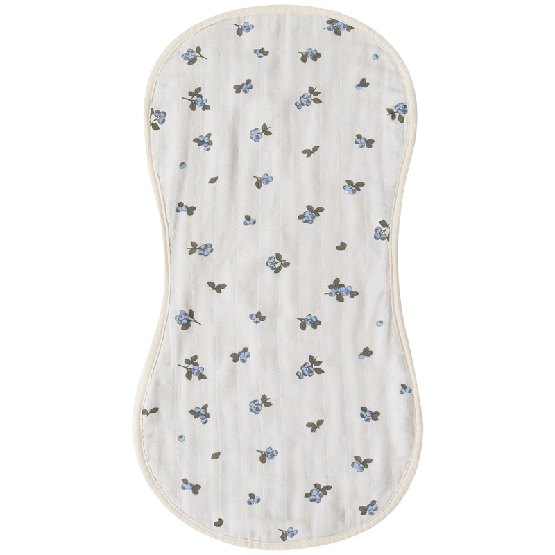 Hot Selling Newborn Drool Milk Spit up Bib Extra Soft Muslin 100% Organic Cotton Baby Burp Cloths