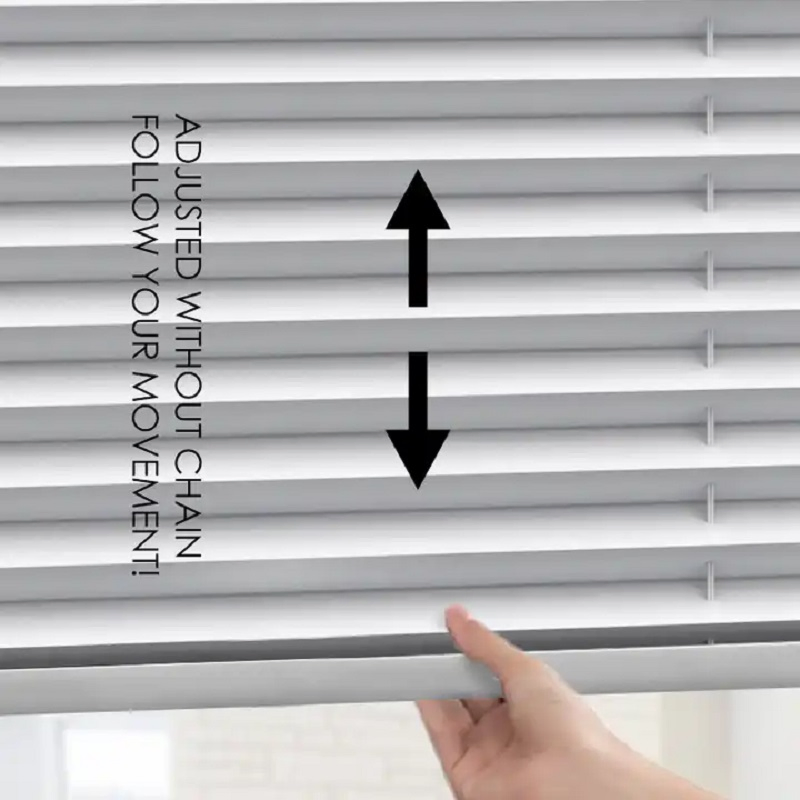 Blinds Easy Adjusted Elegant Shade Manual Cordless Pleated Blind/Cordless Pleated Light Filtering Fabric