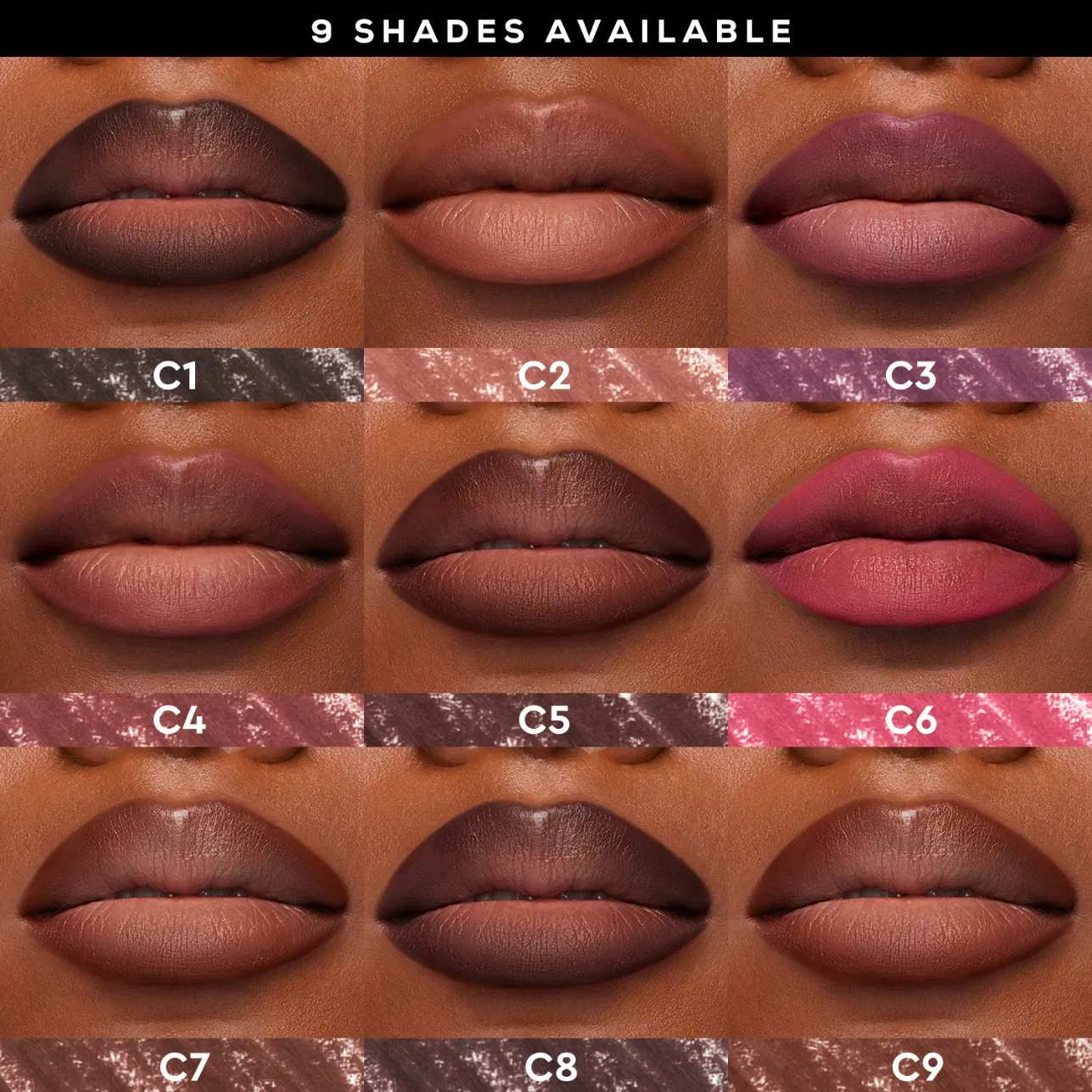 New Matte Lipliner Waterproof Long Lasting Custom Logo Twist up High Pigment Creamy Matte Lip Liner