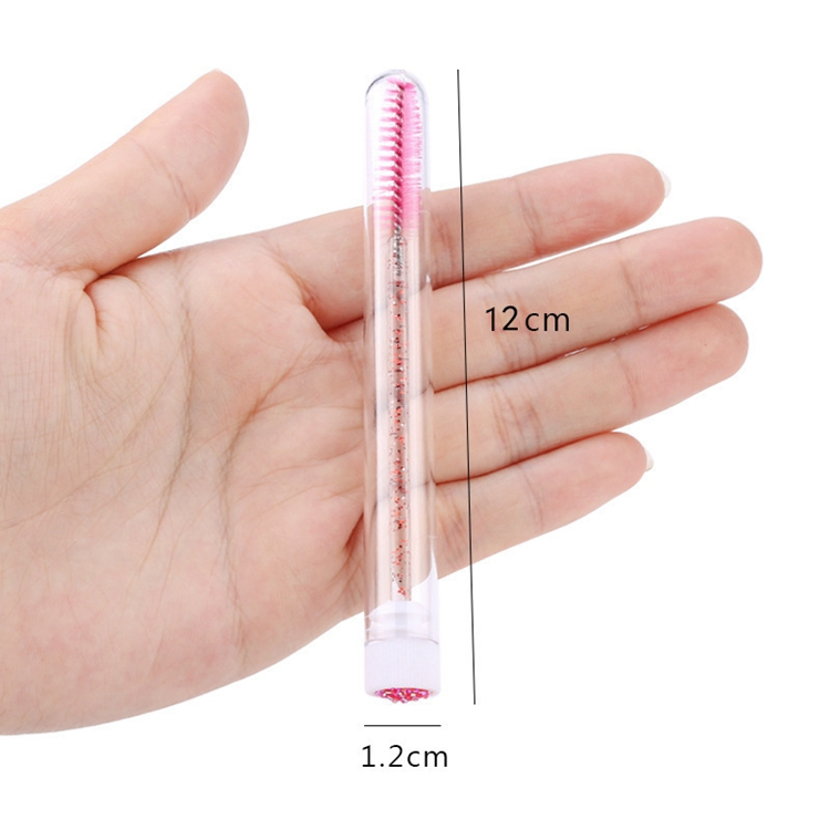 Private Label Eyelash Cleaning Brush Eye Lash Blue Black and Gold Mascara Wand in Tubes with Container Lash Cleaner Brush Wash