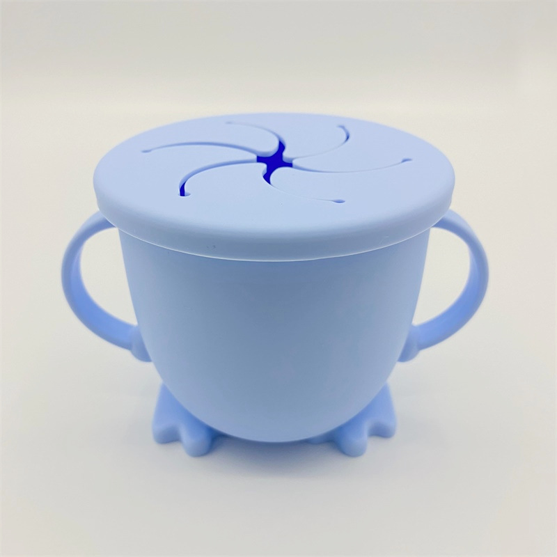 Контейнер для перекуса BPA Free, силиконовый, с мягкой крышкой