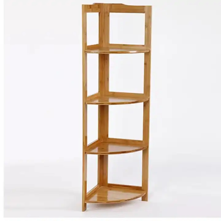 Bamboo Bathroom Organizer Shelf and Kitchen Space Saver