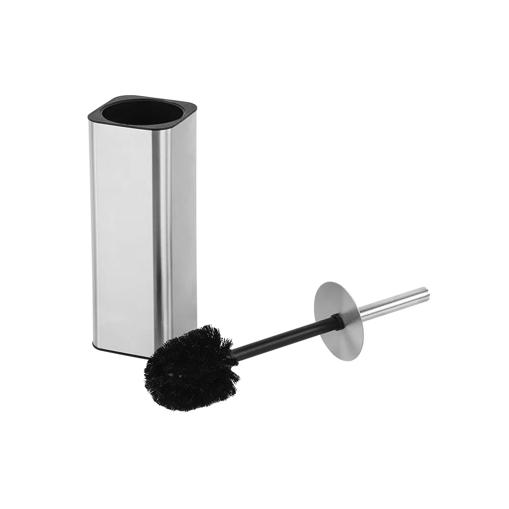 High Quality Stainless Steel Bathroom Free Standing Toilet Cleaning Brush
