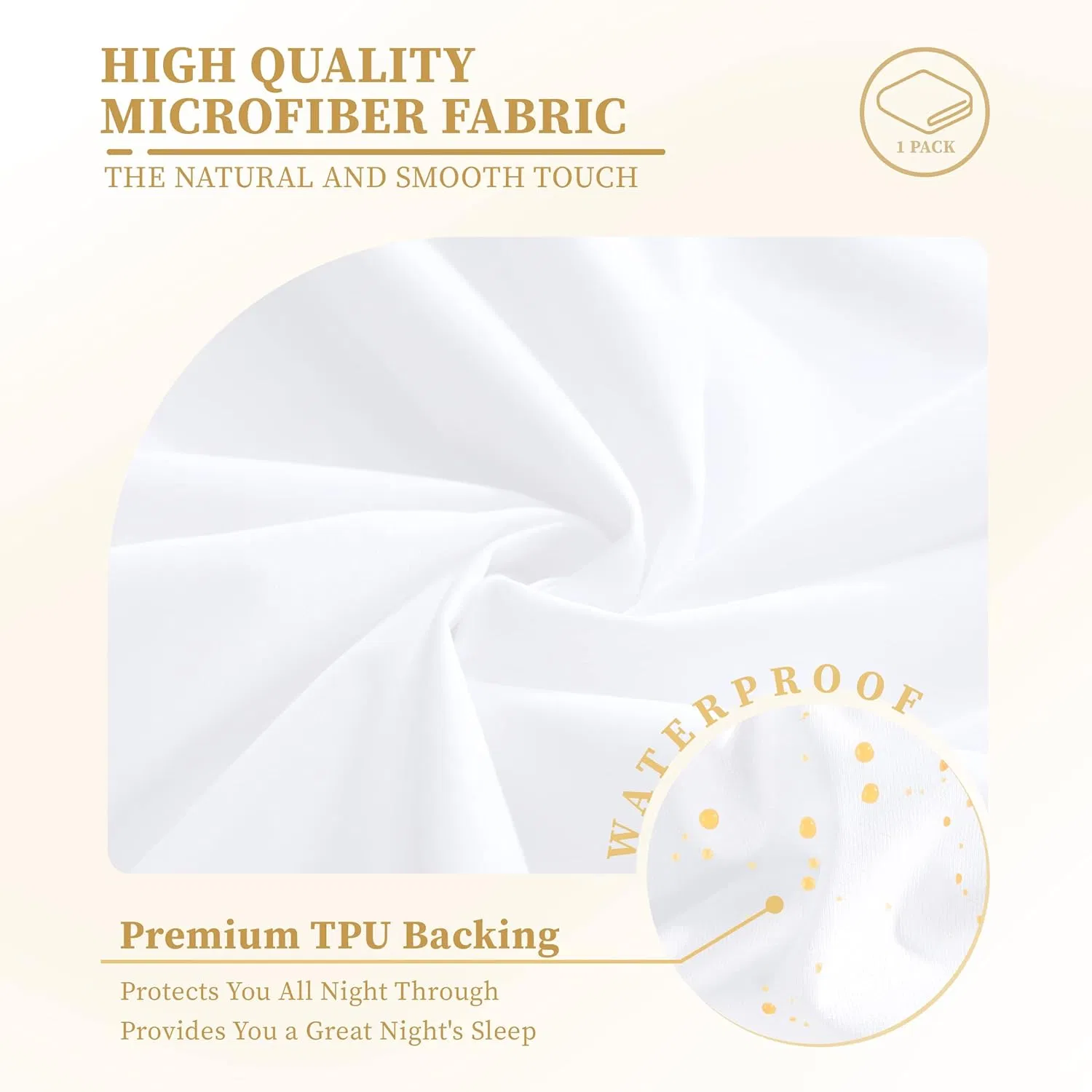 Soft and Breathable Mattress Protector for All-Season Use