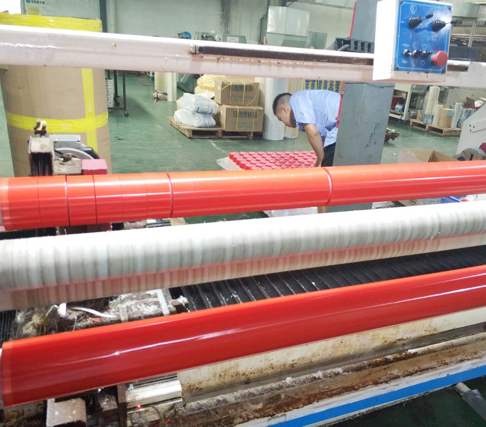 High Temperature Pet Double Side Red Tape
