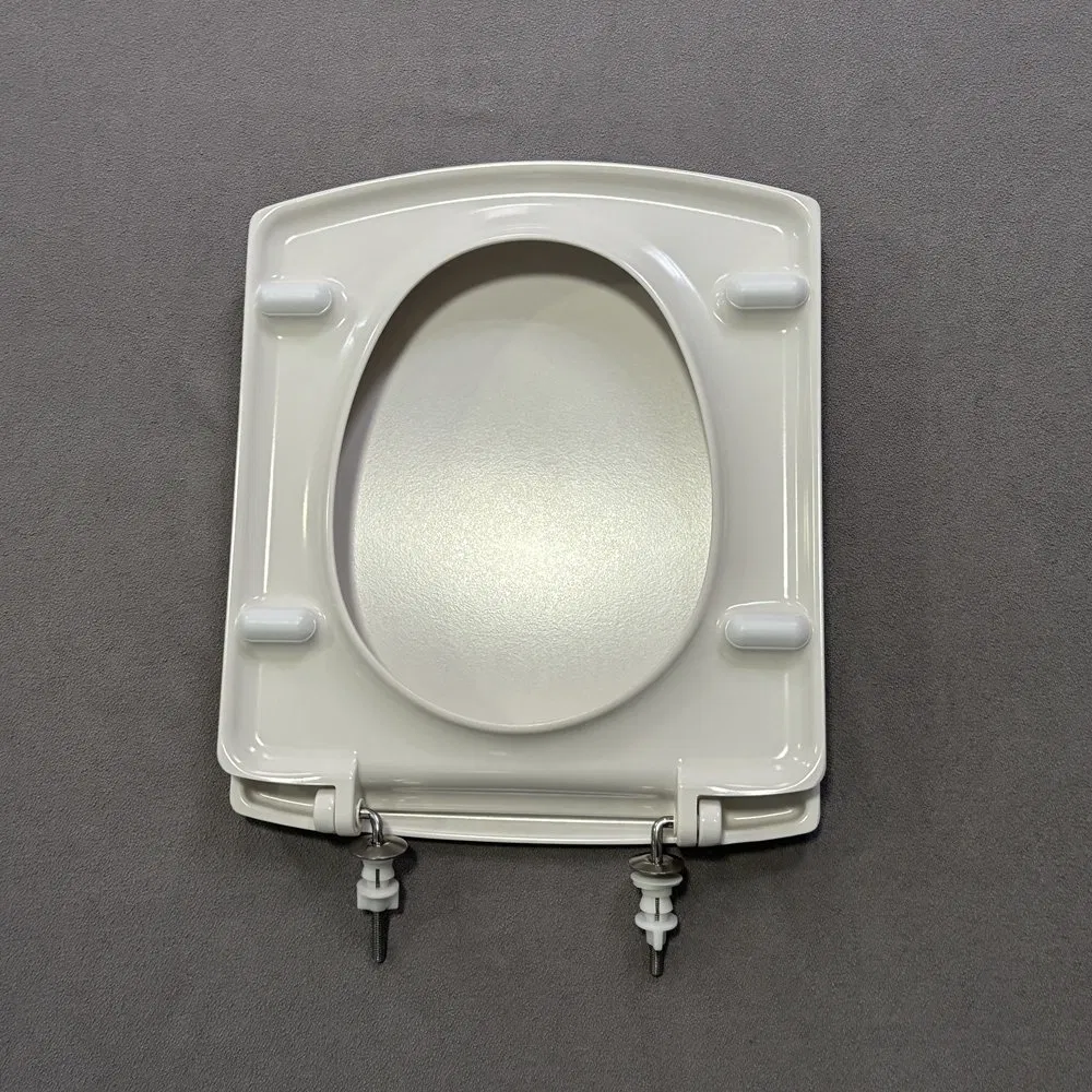 with Stainless Steel Hinge Non Slow Close Square Toilet Seat Cover Duroplast UF Wc Seat