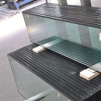 Curved Double Glazing Insulated Glass for Glass Fins, Stair