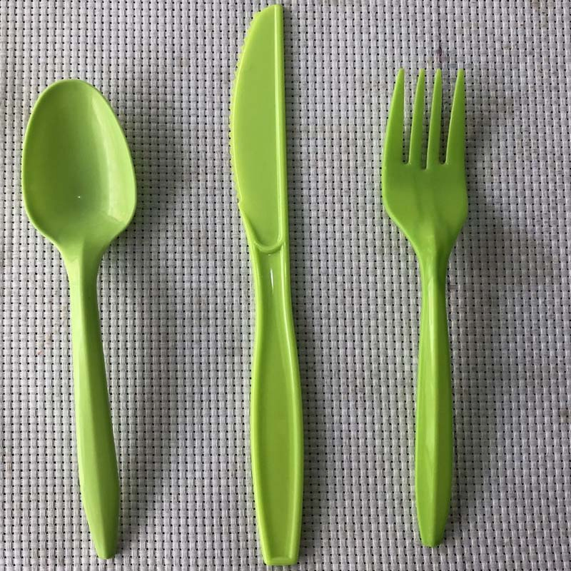 Fork Spoon Towel Sets Disposable Plastic Cake Fork