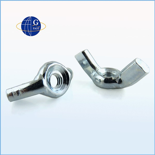 Carbon Steel Butterfly Nut Black Zinc Plated Wing Nut