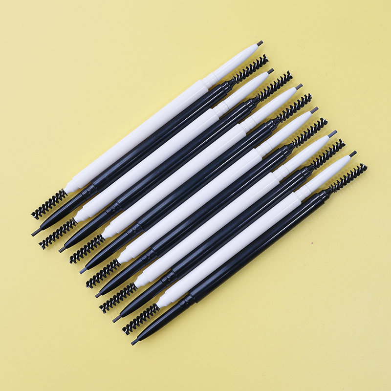 Retractable Triangle Thin Tip Eye Brow Tint Pen Private Label Eyebrow Pencil