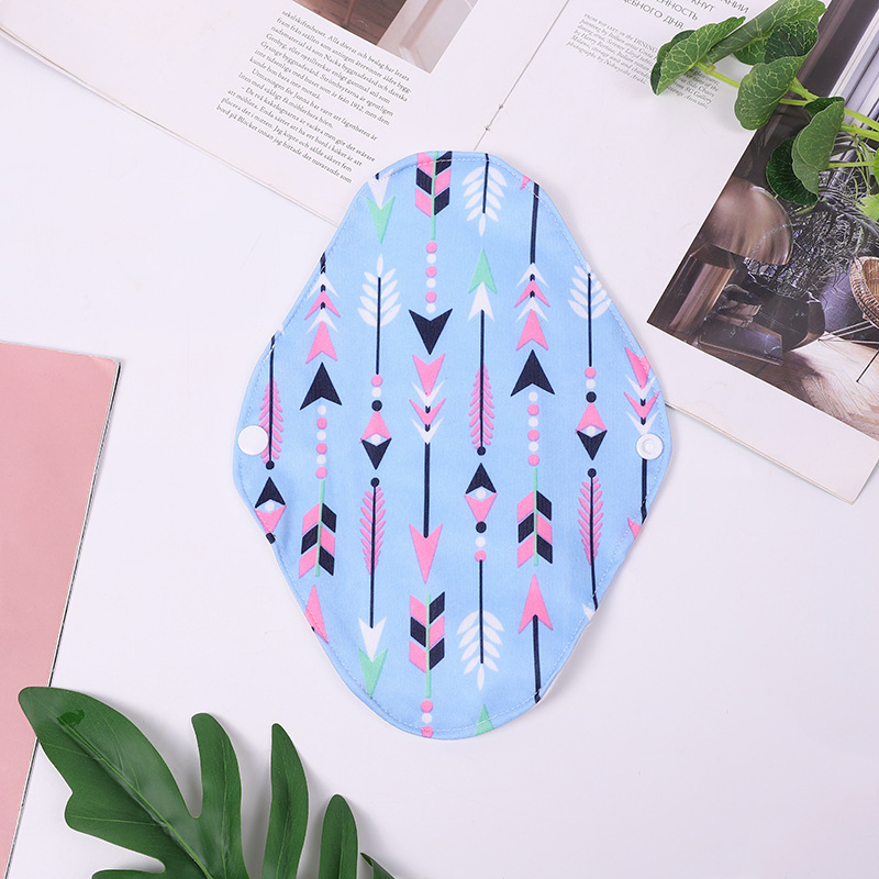 Reusable Washable Bamboo Breathable Menstrual Cloth Pad for Women