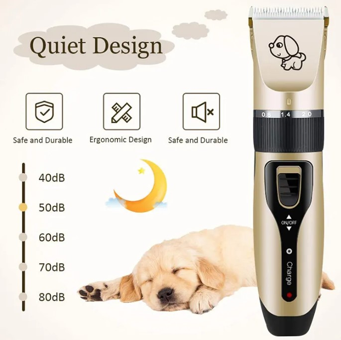 Electrical Pet Professional Grooming Kit Rechargeable Pet Cat Dog Hair Trimmer Shaver Set Animals Hair Cutting Machine