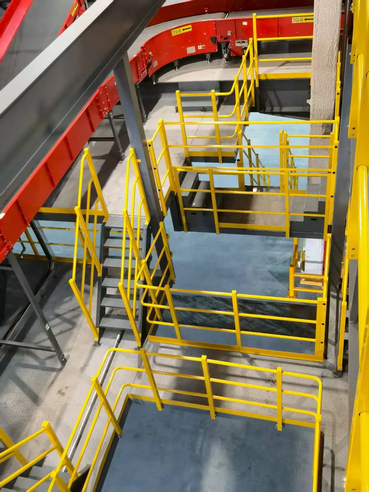 Batch Customization Rapid Installation Hot-Rolled Section Staircases for Cultural and Sports Venues