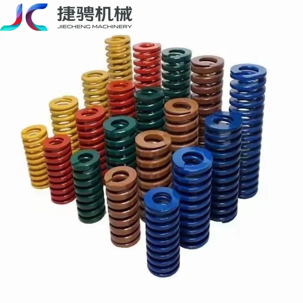 Compression Springs of Light Spring Rate with Rectangular Section (Color Code: Green)