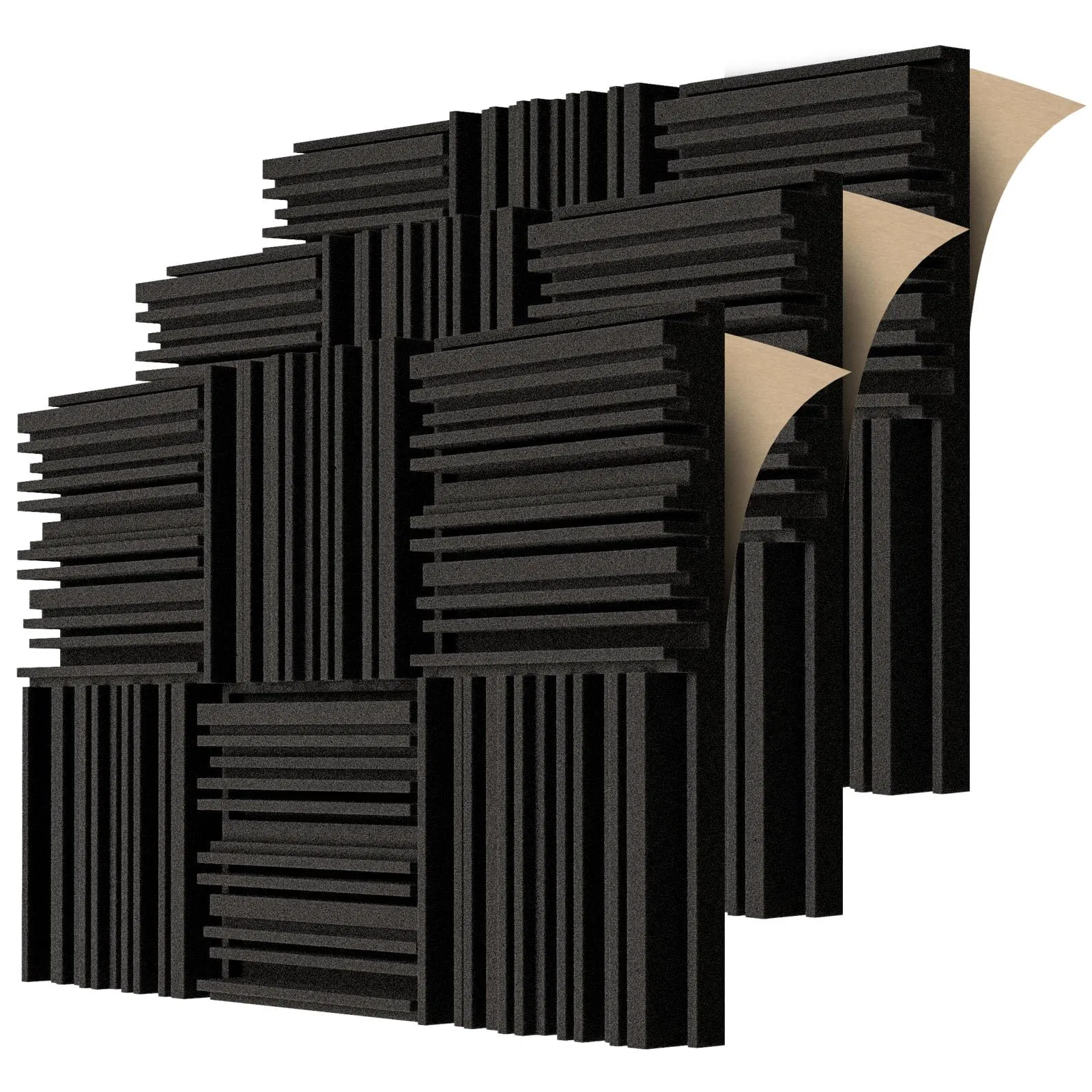Jtl High Quality Modern Design Style Acoustic Wall Panel Brandboard Sound Insulation Foam Panels for Studio 3D Model Design