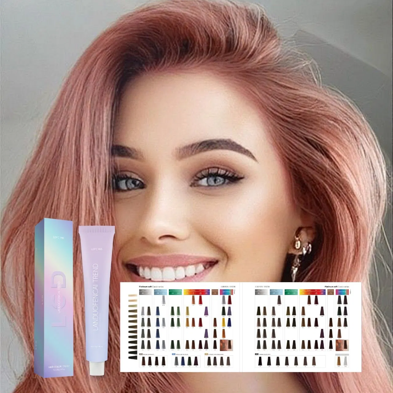 Organic Herbal Hair Dye for Rich Color and Luminous Shine