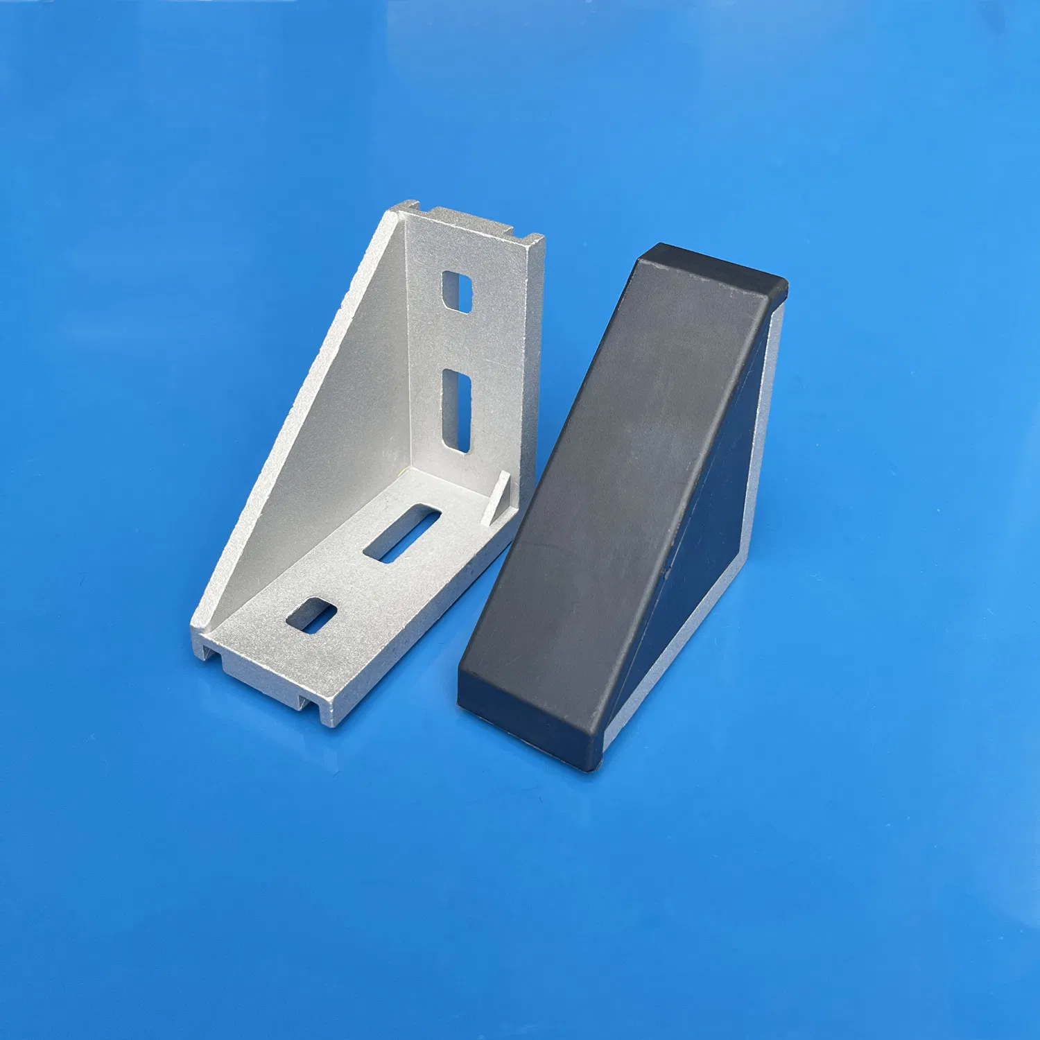 4040 Corner Fitting 4080 8080 Angle Brackets with End Cap Aluminum Profile Accessories