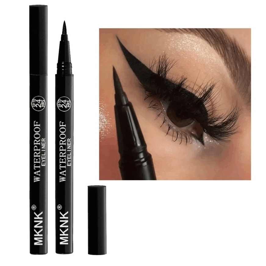 Easy Glide Gel Eyeliner Pencil Waterproof and Long Wearing with a Built in Sharpener for Precision