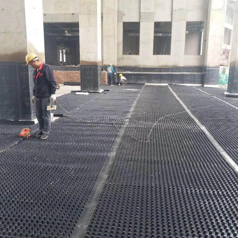 2m Width Plastic HDPE Dimpled Drainage Board with Geotextile