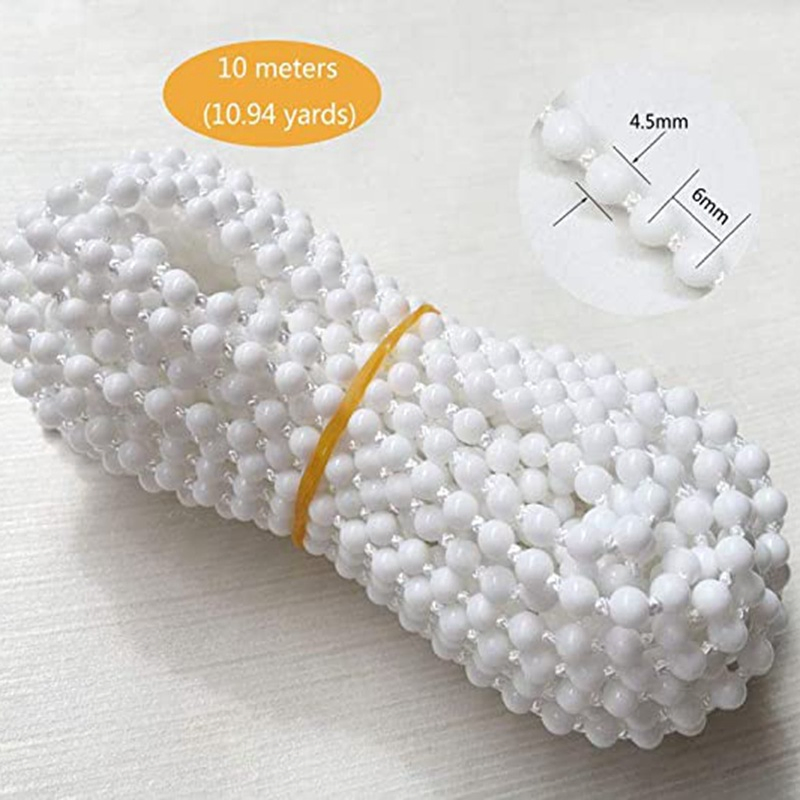 Household 4.5 mm Curtain Roller Blinds Roller Blinds Plastic Ball Chain