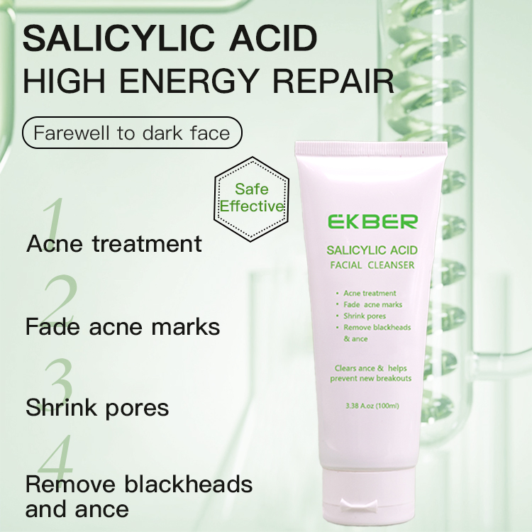 OEM /ODM Blackhead Remover Skin Care Face Wash for Oily Skin Salicylic Acid Acne Treatment Face Wash