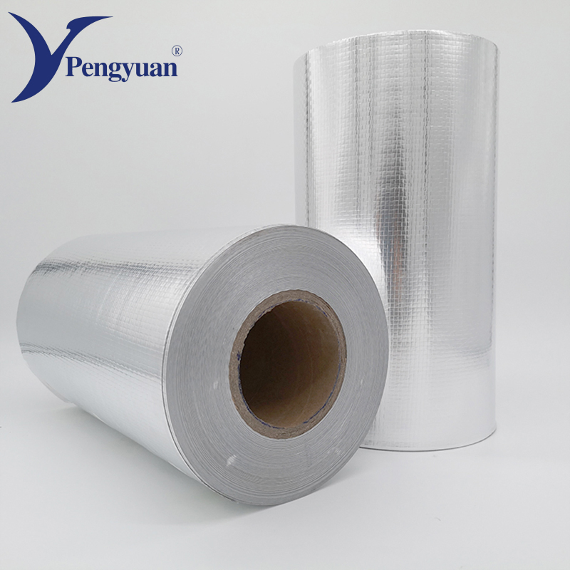 Foil Metallized Film Laminated Woven Fabric Insulation Material Building Material