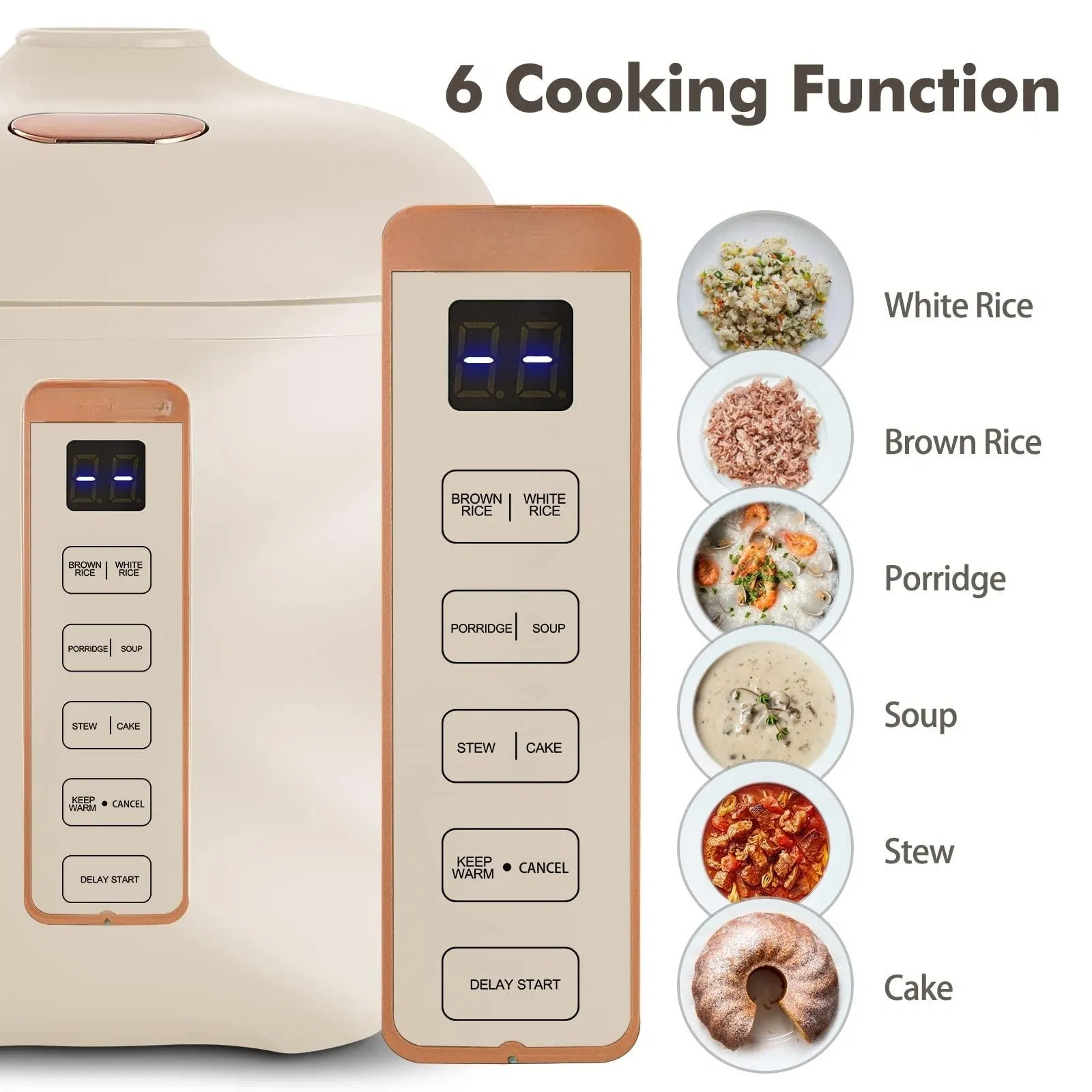Wholesale ODM Hot Smart Control Food Steamer Mini Portable Rice Cooker