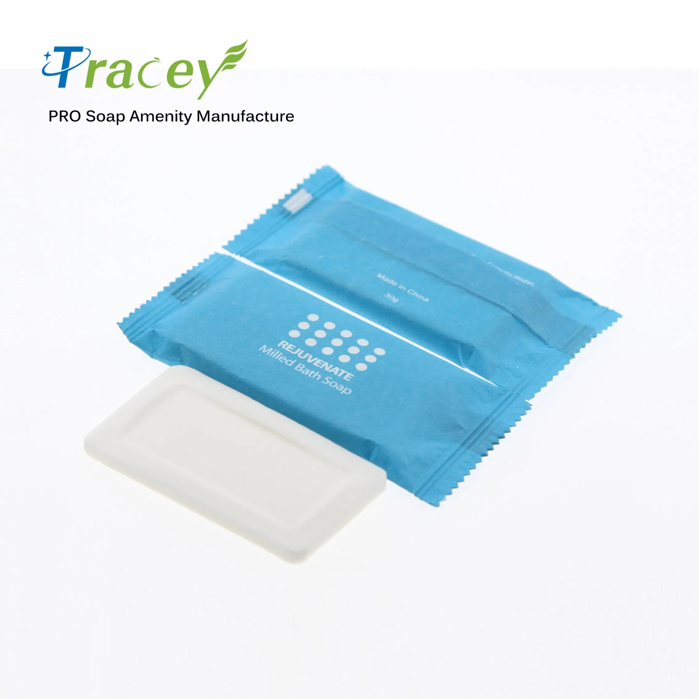 5 Star Hotel Travel Natural Soap Bar Hotel Amenities Bath Body Soap Bar Round with Label