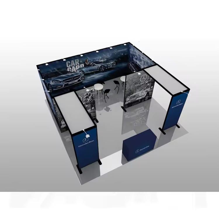 20X20FT Modular Reusable Trade Show 6X6 Exhibition Booth in Aluminum Display Stands
