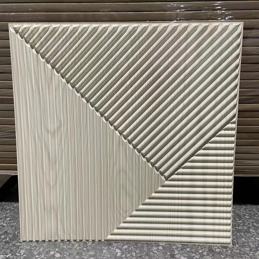 Waterproof and Easy DIY Eco-Friendly Embossed Decorative 3D PVC Wall Panel