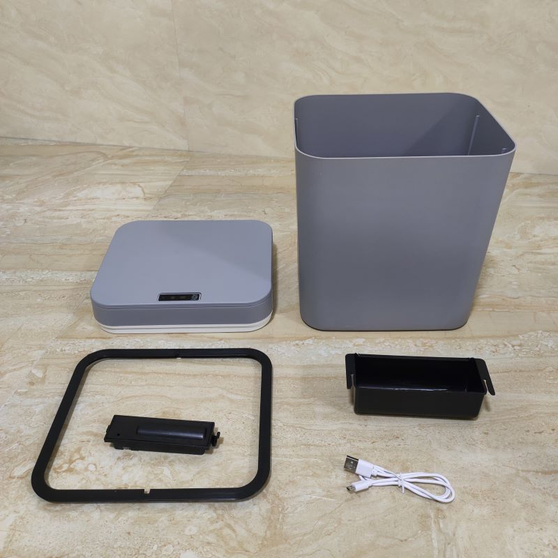 LED Smart Trash Can Intelligent Sensor Rubbish Can