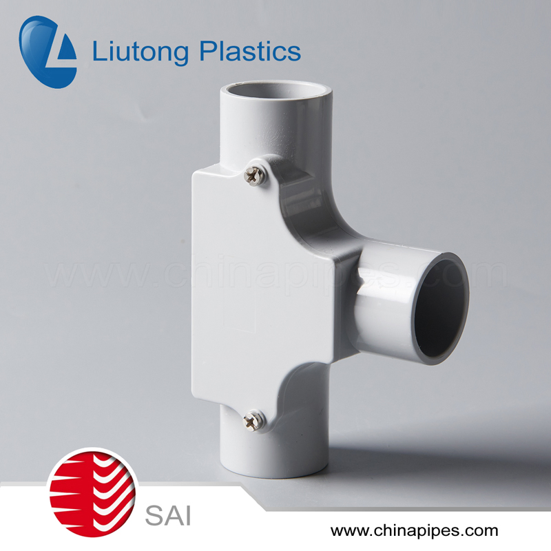 Australia Special PVC Pipe Conduit Fittings Inspection Tee