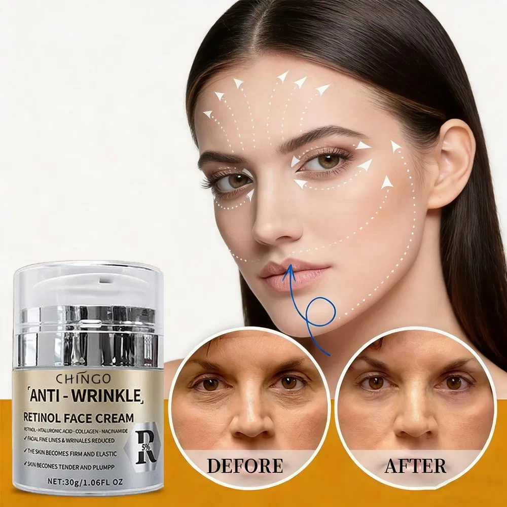 Nourishing Anti Wrinkle Retinol Moisturizer Face Cream Repairing Anti Aging Deep Hydration