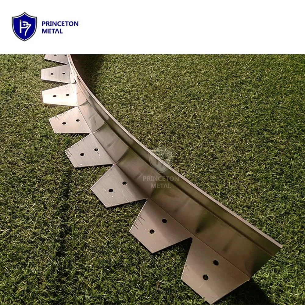 Recyclable Sustainable Easy-Build Well-Maintained Aluminum Garden Border Edging for Paver