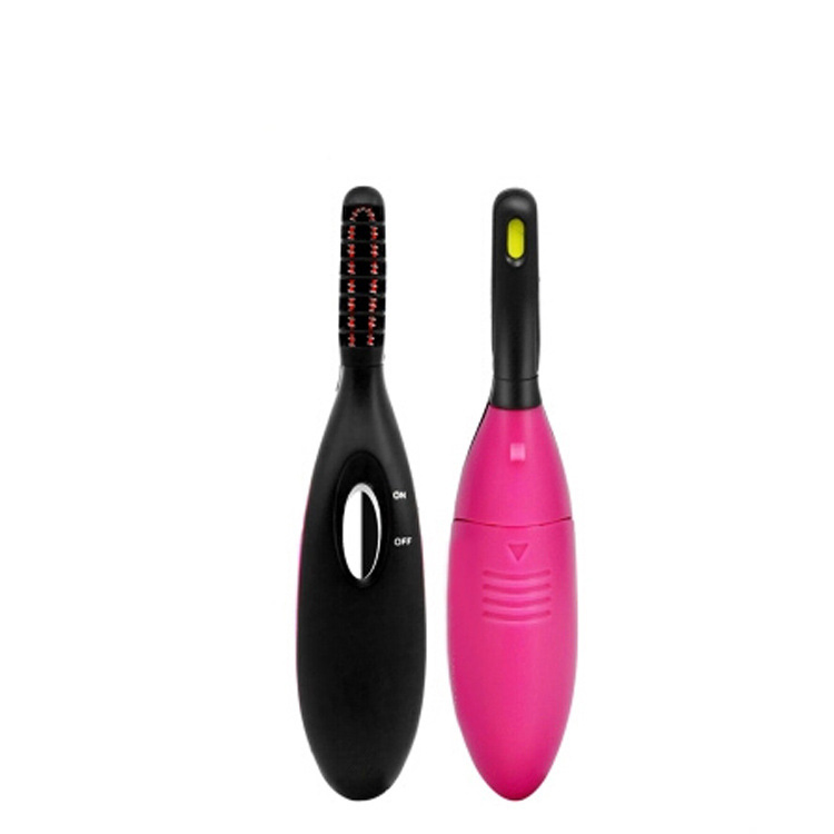 Innovative Heated Eyelash Curler with Non-Stick Silicone Technology