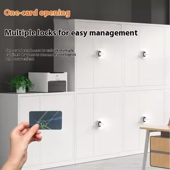 Battery Powered NFC Swipe Mobile Phone Hidden Card Remote Control Cabinet Lock