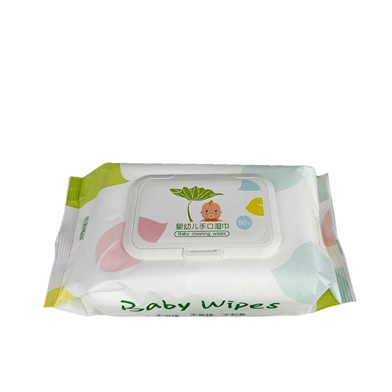 OEM ODM Factory Wholesale 80cts Baby Private Label Baby Hand and Face Cleaning Wet Tissue