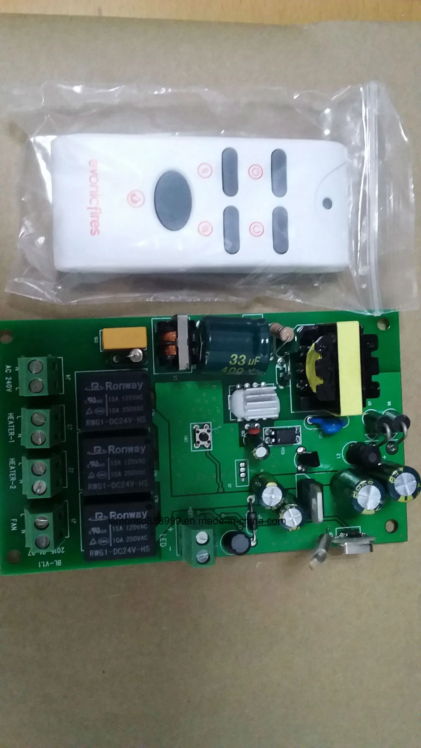 RF Remote Control/ APP Control Fireplace Control