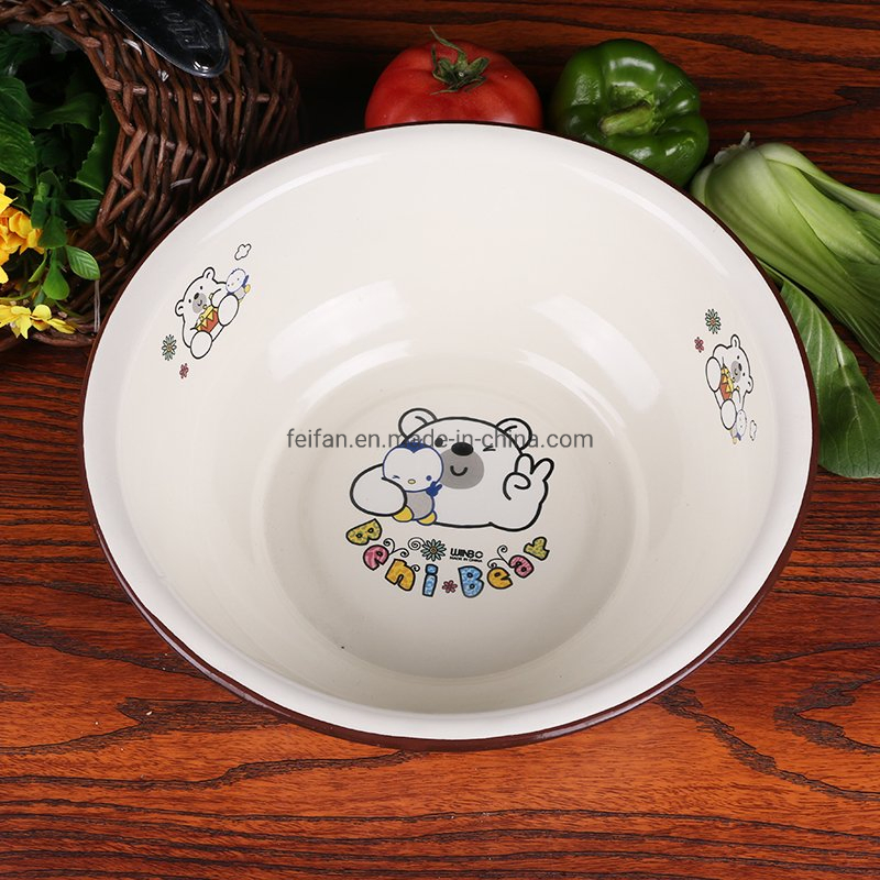 Cartoon Decor Design Enamel Wash Basin/Deep Basin