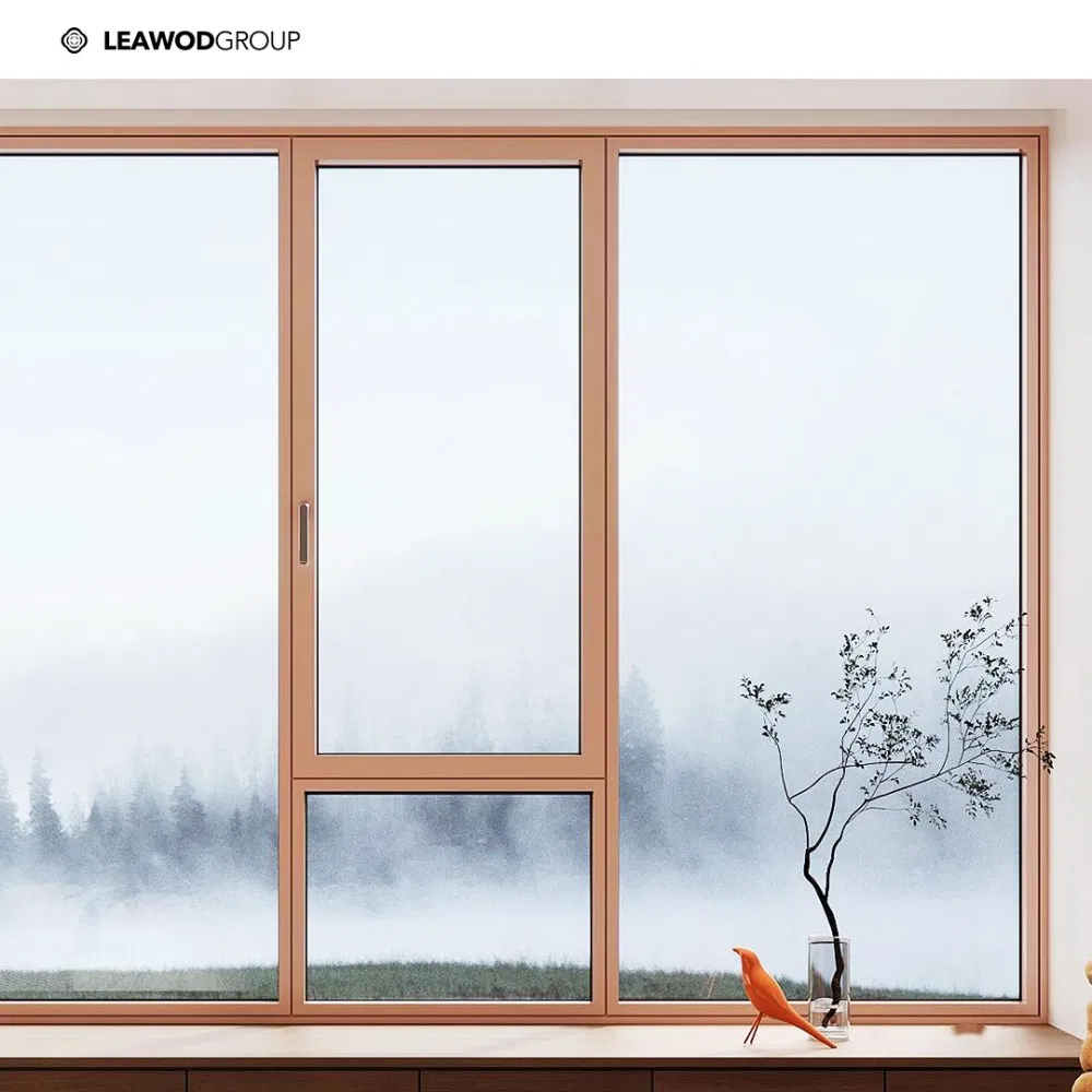 Энергосберегающее термоокно Leawod с москитной сеткой