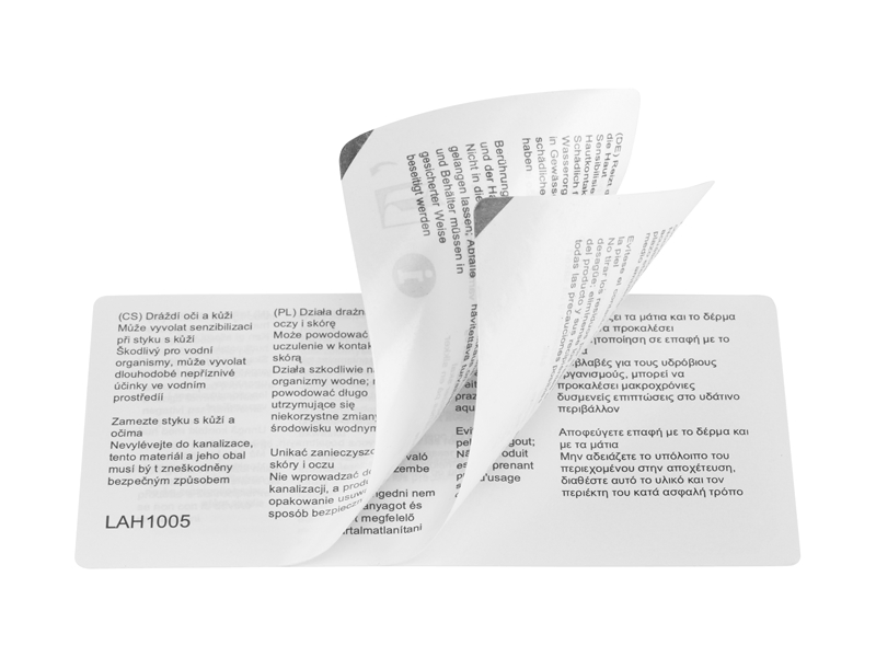 Composite Film & Paper Labels for Food Packaging High-Temperature Resistant Composite Polyester Labels