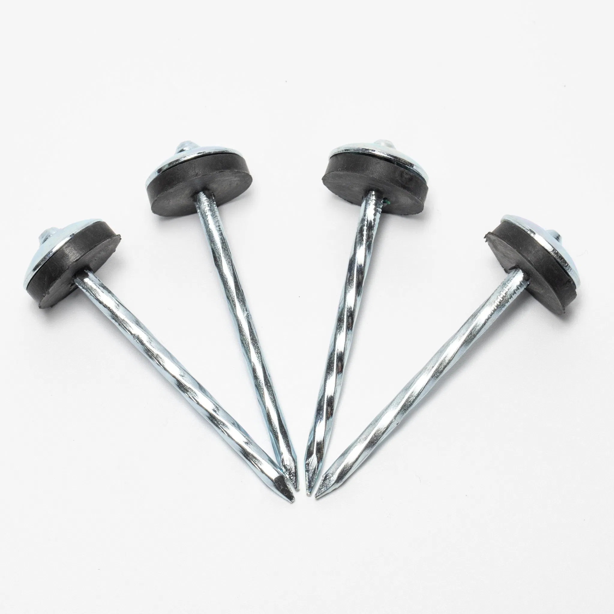 High Quality Iron Nail Umbrella Head Roofing Nail Galvanized Roofing Nails Metal Cap Rubber Washer Roofing Nail