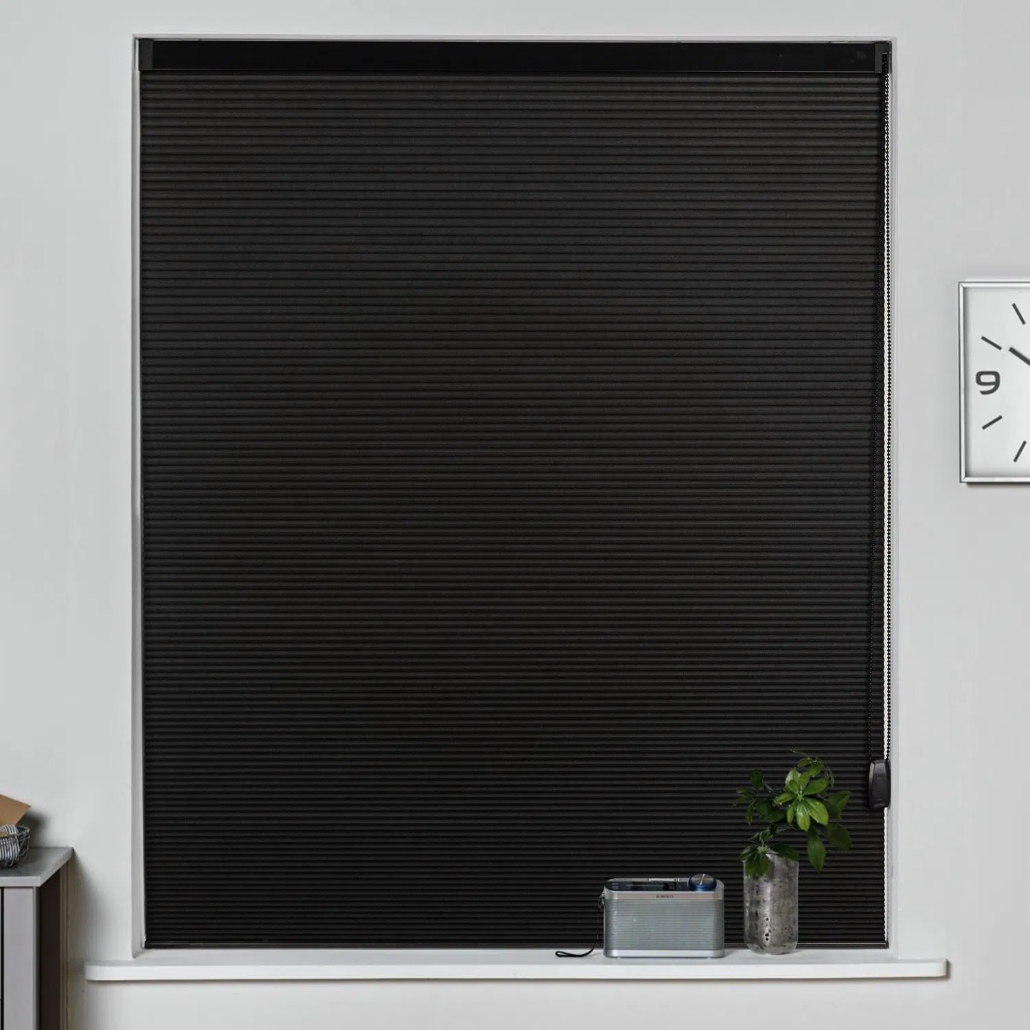 Sisheng Wholesale Prices Color-Matched Day and Night No Drill Honeycomb Blinds Blackout Cellular Blinds Honeycomb