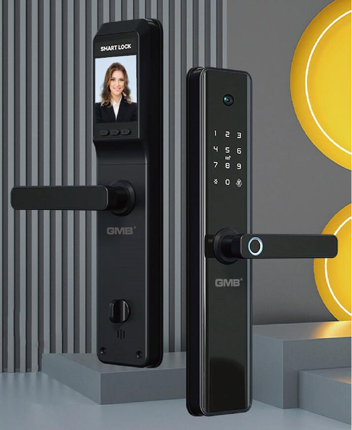 High Security Fingerprint/RFID Card/WiFi/Tuya/Tt APP/ with Camera Intelligent Anti-Peep Digital Smart Door Lock (932)