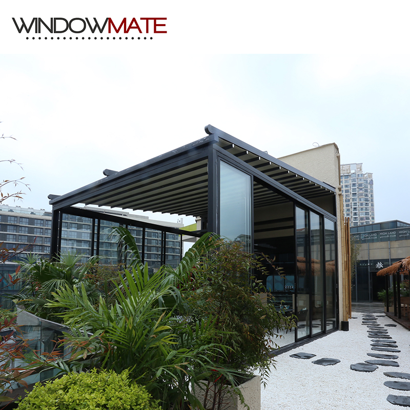 Eco Friendly Rainproof 100% PVC Fabric Adjustable Roof Awning