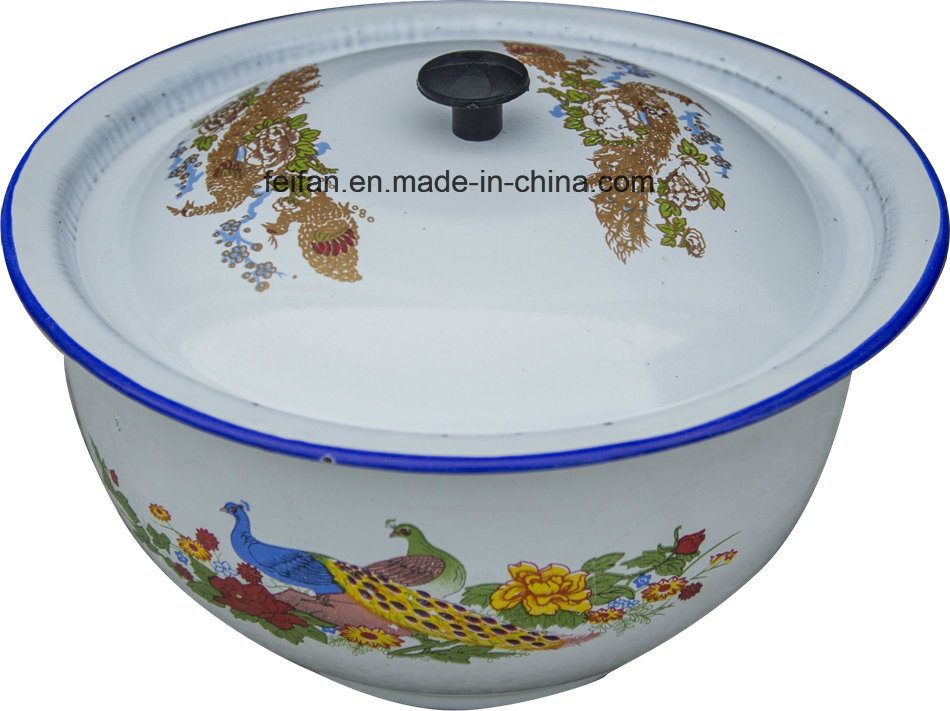 Enamel Bowl/Cash Bowl /Mixing Bowl/Salad Bowl with Cover